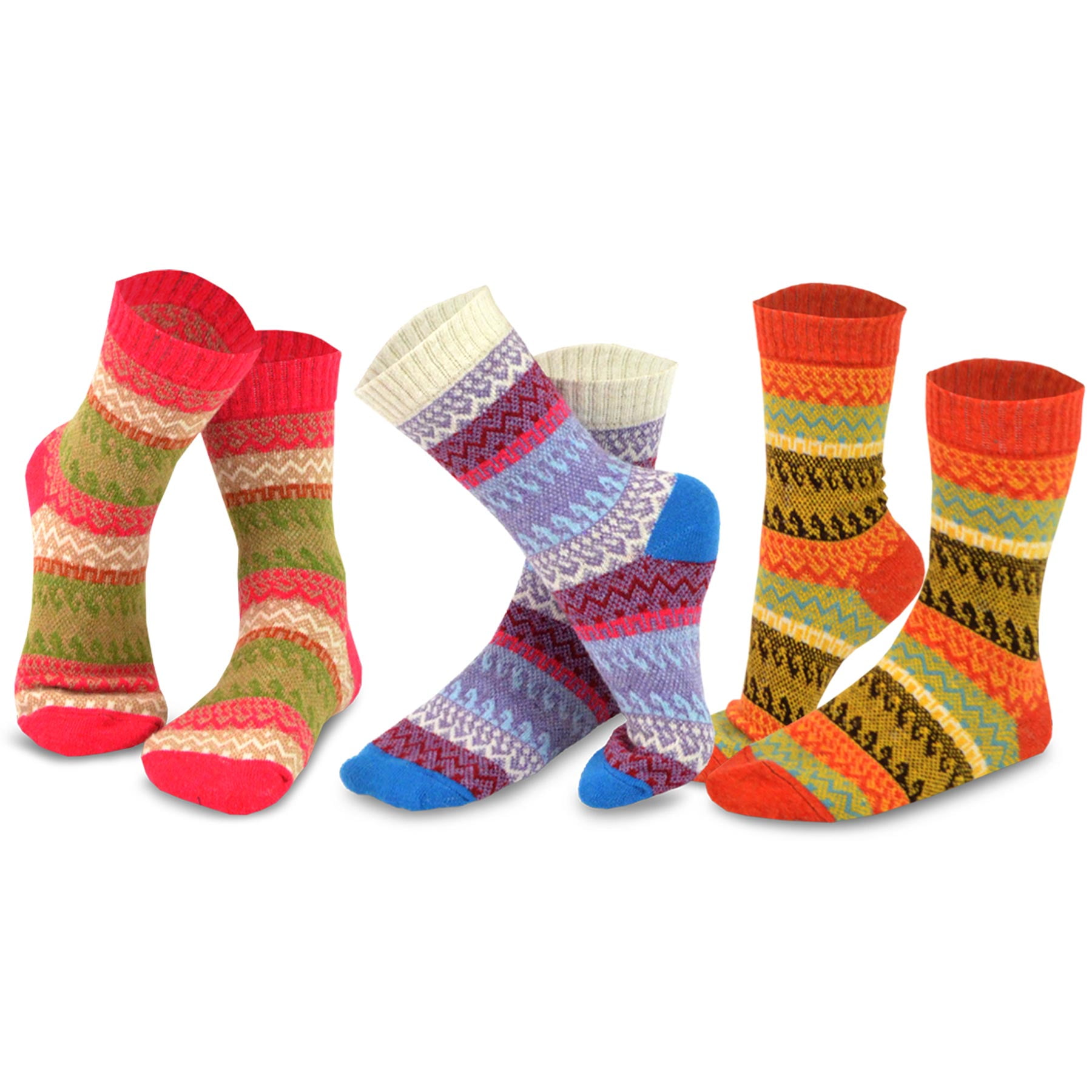 TeeHee Winter Crew Fashion Ankle Boot Socks for Women MultiPack