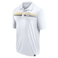 thumbnail image 2 of Men's Fanatics White Pittsburgh Steelers Big & Tall Sublimated Polo, 2 of 3