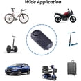 thumbnail image 5 of Alarma inalámbrica impermeable de 113 dB con control remoto para bicicleta, bicicleta eléctrica, motocicleta, scooter, remolque, alarma antirrobo actualizada para bicicleta (2 unidades), 5 of 5