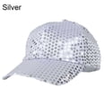 thumbnail image 5 of Ladies Men Glitter Sequins Baseball Cap Buckle Back Party Cap Outdoor Adjustable, 5 of 5