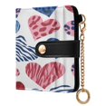 thumbnail image 2 of Small Wallet For Women Bifold Leather Pocket Coin Credit Card Holder With RFID Blocking Printed Heart Pattern, 2 of 6