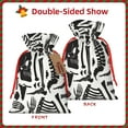 thumbnail image 3 of ZICANCN Christmas Gift Bags, Decomposition Skeleton Corpses Reusable Fabric Drawstring Storage Bags with Drawstring, Small Size, 3 of 7
