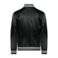 thumbnail image 4 of Augusta Sportswear Womens Augusta Satin Baseball JacketStriped Trim, XL, 4 of 4