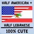 thumbnail image 2 of CafePress - Half Lebanese 100% Cute Body Suit - Baby Light Bodysuit, Size Newborn - 24 Months, 2 of 4