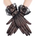 thumbnail image 1 of Guantes de encaje blanco para mujer, ideales para bodas, fiestas de té, cosplay y disfraces., 1 of 6