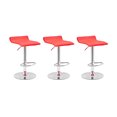 thumbnail image 1 of Set de 3 Bancos Altos Giratorios EKE LIFE HOME Barra Desayunador Color Rojo, 1 of 4