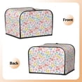 thumbnail image 3 of Fotbe Retro Floral for Four Slice Toaster Cover, Fingerprint Protector, Super Soft Appliance Cover And Dust Cover,Bread Dust Cover & Fingerprint Protection, 3 of 7