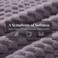 thumbnail image 4 of Unique Bargains Pack of 2 Soft Fuzzy Plush Cushion Cover Grey 18" x 18", 4 of 8