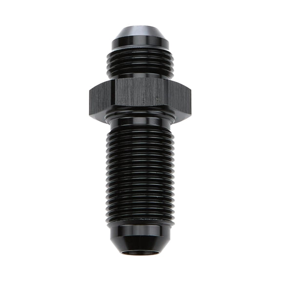 Allstar Performance ALL49613 8AN Straight Bulkhead Fuel Fitting, Black
