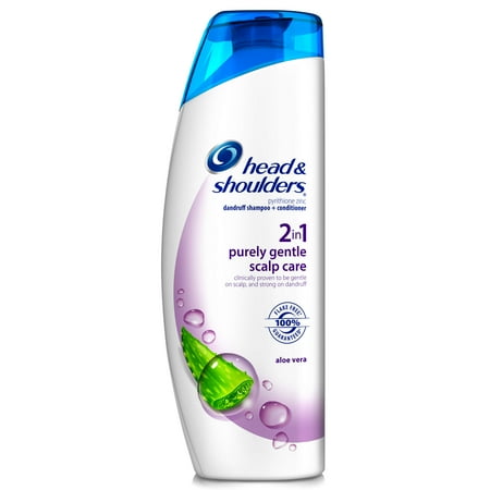 Head & Shoulders Purely Gentle Scalp Care Anti-Dandruff 2-in-1 Shampoo & Conditioner, 23.7 Oz