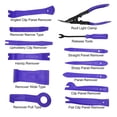 thumbnail image 4 of Unique Bargains 13pcs Trim Removal Tool Set for Car Panel Dashboard Audio Radio Tire Valve Repair Blue, 4 of 11