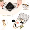 thumbnail image 4 of Womens Chain Shoulder Bag Retro Bohomia Pattern Classic Tote Handbags Fashion Clutch Hobo Purse with Zipper for Travel Casual, 4 of 7