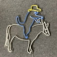 thumbnail image 3 of Handmadetneonsign Cowboy Cat Neon Sign, Western Cat Cowboy Wall Art Decor, Bar Pub Coffee Wall Decor, 3 of 5