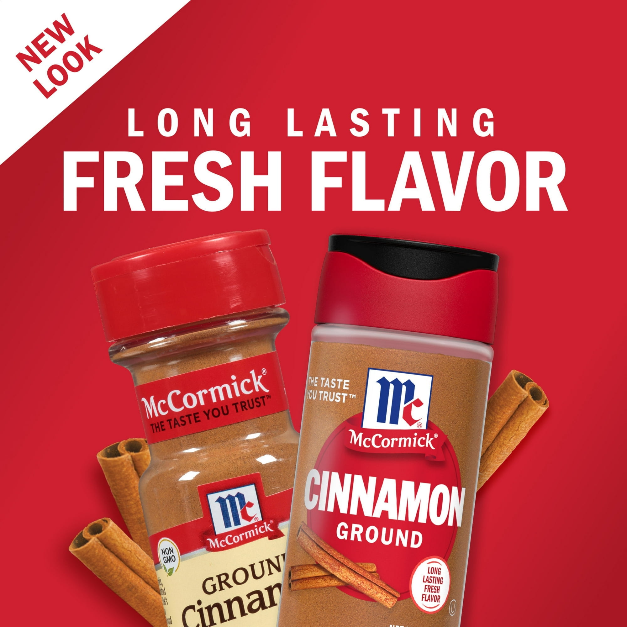 McCormick Kosher Ground Cinnamon 2.37 oz Bottle (Pack of 4)
