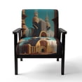 thumbnail image 1 of Designart "Designs from the Future III" Chaise d'Appoint Industrielle Blanche Rembourrée - Fauteuil Traditionnel pour Chambre, 1 of 3