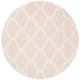 thumbnail image 2 of SAFAVIEH Cambridge Liam Geometric Wool Area Rug, Light Pink/Ivory, 8' x 8' Round, 2 of 10