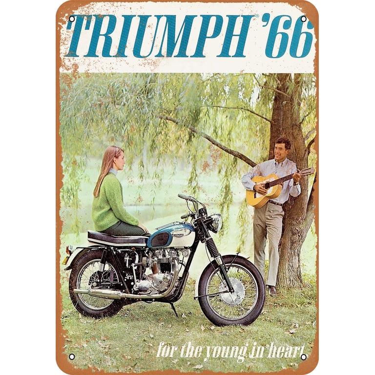Triump Sign Triumph Motorcycle Posters And Signs