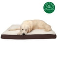 thumbnail image 3 of FurHaven Pet Products Faux Sheepskin & Suede Deluxe Orthopedic Pet Bed for Dogs & Cats - Espresso, Jumbo, 3 of 12