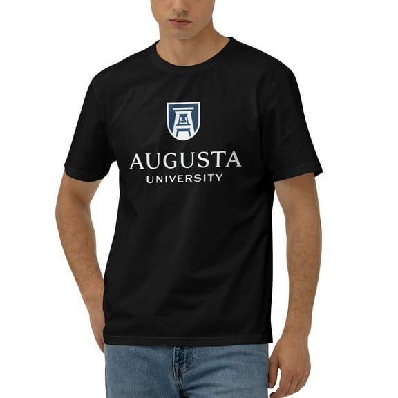 Augusta University Men'S 170g Combed Cotton Short Sleeve T-Shirt