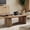 Brown, variant on Finmind 47" Rectangle Coffee Table, Farmhouse Wood Center Table with Rounded Corners & Sturdy Base for Living Room, Brown