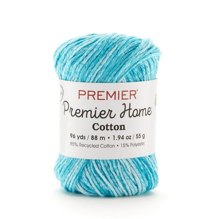 UPC: 0847652042299 | Premier Yarns Medium Cotton Polyester Blend Ocean Splash Yarn 105 yd