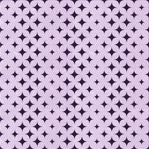 Ahgly Company Indoor Square Patterned Rich Lilac Purple Area Rugs, 8' Square