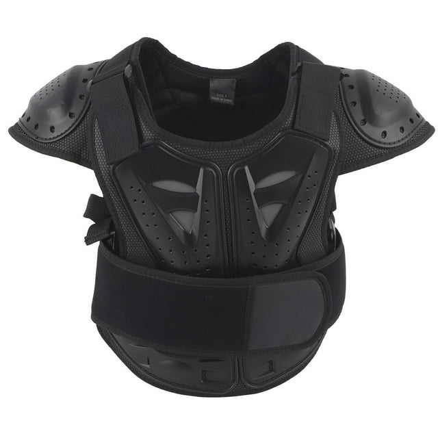 Chaleco de protección para montar en motocicleta, cómodo chaleco de ciclismo para ciclismo, protección para el pecho y la espalda para niños.