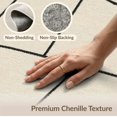 thumbnail image 6 of ODIKA 6'x9' Washable Area Rug Non-Slip, Easy Care, Beige Black Geometric Contour Elegance Abstract Curved Lines and Minimalist Design for Family Room, Living Room, Master Bedroom, 6 of 7