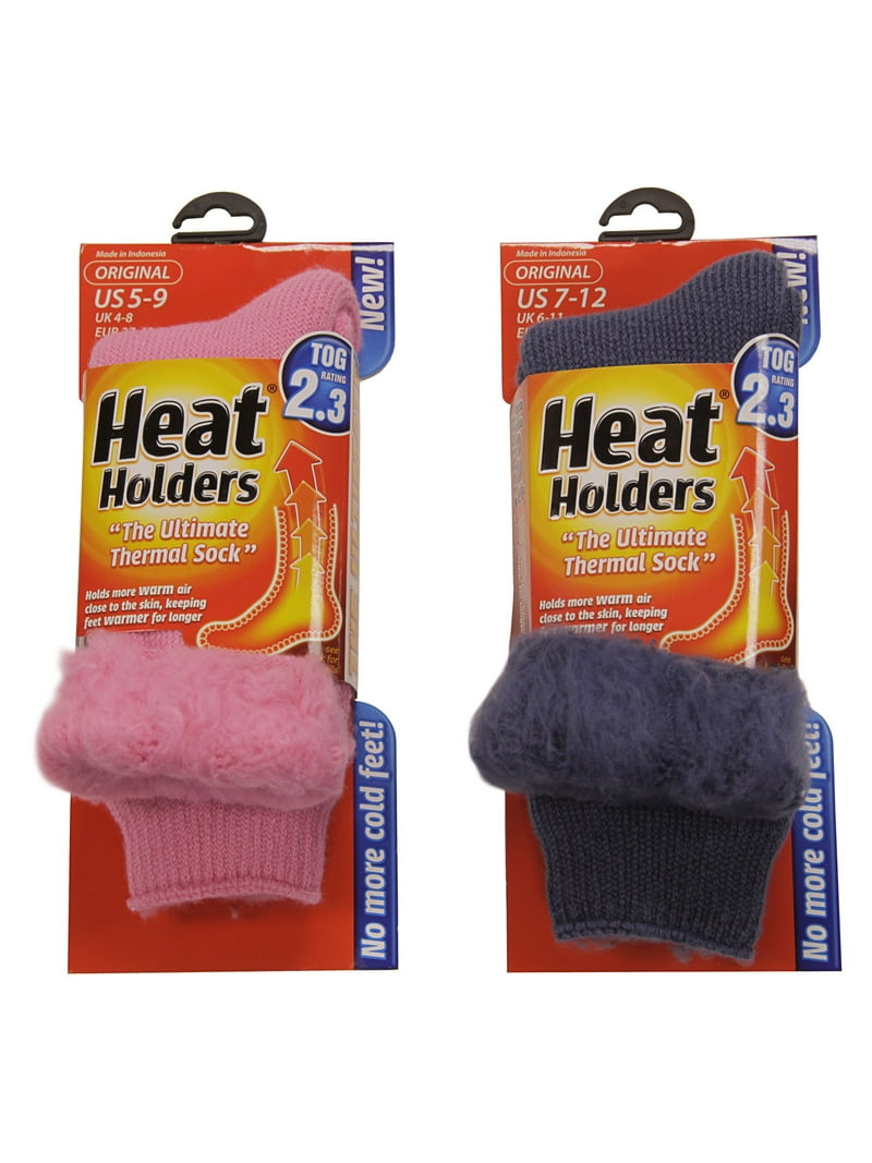 Heat Holders Women's Thermal Socks Winter Fuzzy Feet Warmer