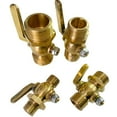 thumbnail image 4 of Brass Male Drain Petcock Shut Off Valve, 1/4\\\" 3/8\\\" 1/2\\\" 3/4\\\" for Fuel Gas, 4 of 7