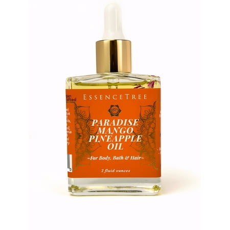 EssenceTree Paradise Mango Pineapple Body Oil - Tropical Blend, 1 oz