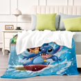 thumbnail image 4 of Lilo y Stitch anti-pilling, suave, ligera, esponjosa y acogedora de lujo para hogar y cocina – Perfecta para niños y adultos,120X180cm, 4 of 6