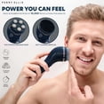 thumbnail image 3 of Perry Ellis 4-in-1 Cordless Massage and Cleansing Set with 4 Brush Heads, Exfoliating Face Scrubber with Massager, Rotating Scrub Brush, Facial Skincare Products, Carrying Case for Travel Included, 3 of 6