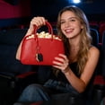 thumbnail image 5 of Movie Night Handbag Popcorn Bucket with Cute High-Heel Charm, Fashionable Popcorn Bucket Handbag for Pop Corn Machine, Cinema, Carnival, Party, 5 of 7