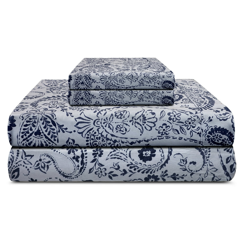 Trident Feather Tales Sheet Set, 100 Fine Quality Cotton, Soft