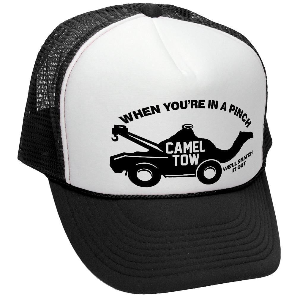 Camel Tow Trucker Hat - Mesh Cap (black, osfa)