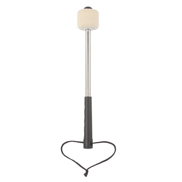 Baqueta de bombo duradera con parche de fieltro de lana, accesorio de percusión para banda de música