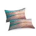 thumbnail image 2 of Modern Bedding Cover Set Beach Sunset Printed Comforter Cover Pillowcase Adult Bedroom Decor,King (90"x104"), 2 of 5