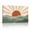 D, variant on XaaKee Art Prints Canvas Wall Art Muted Horizon 0039 Minimalist Vector Landscape Inner Framed 18*12Inch