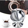 thumbnail image 5 of Stainless Steel Sugar Bowl Globe Shape Salt Container with Rolling Lid, 5 of 5