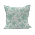 thumbnail image 1 of Turquoise Fluffy Throw Pillow Cushion Cover, Flowers Butterflies Leaves Pattern Springtime Romantic Design Nature, Decorative Square Pillow Case, 24" x 24", Turquoise Seafoam Pearl, by Ambesonne, 1 of 5
