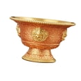 thumbnail image 4 of Tazón de agua budista tibetano Gloria Ornamento decorativo Oro, 4 of 9