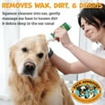 thumbnail image 6 of Pack Approved Cat & Dog Ear Cleaning Solution - Helps Remove Wax, Debris, and Dirt - Non-Stinging, Non-Burning Daily Use Formula - Cat & Dog Ear Wash for Itchy Ears - Cucumber Melon Scent (8oz), 6 of 7