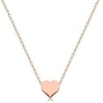 thumbnail image 3 of Granddaughter Valentines Day Jewelry Heart Necklace for Teens Gift, "Never Could I have Imagined How Much Love'' Jewelry Presents (rose gold), 3 of 5