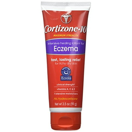 2 Pack - Cortizone-10 Intensive Healing Lotion Eczema/Dry Skin 3.50oz