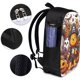 thumbnail image 2 of Mochila de viaje para portátil con diseño de Winnie The Pooh Light Flight, antirrobo con puerto de carga USB, mochila universitaria, gran capacidad para el trabajo, color negro, 17 pulgadas, 2 of 8