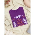 thumbnail image 3 of Artshine Stay Wild Child T-Shirt Women -George & Gina Designs, Female 5X-Large, 3 of 4