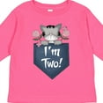 thumbnail image 4 of Inktastic I'm Two Years Old Kitty Cat 2nd Birthday Girls Long Sleeve Toddler T-Shirt, 4 of 5