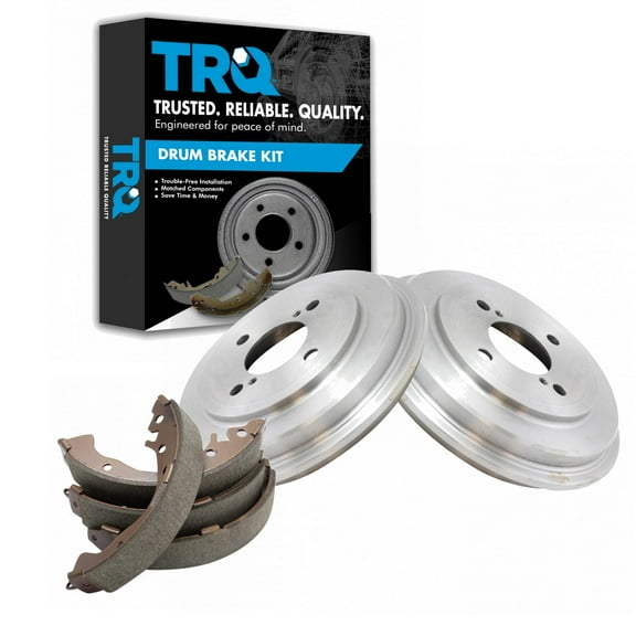 TRQ Rear Brake Drum & Shoe Kit Set for Honda Fit