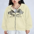 thumbnail image 3 of MesaSe Men‘s Loose Hoodies Fashion Letter Pattern Long Sleeve Fall Jacket, 3 of 7